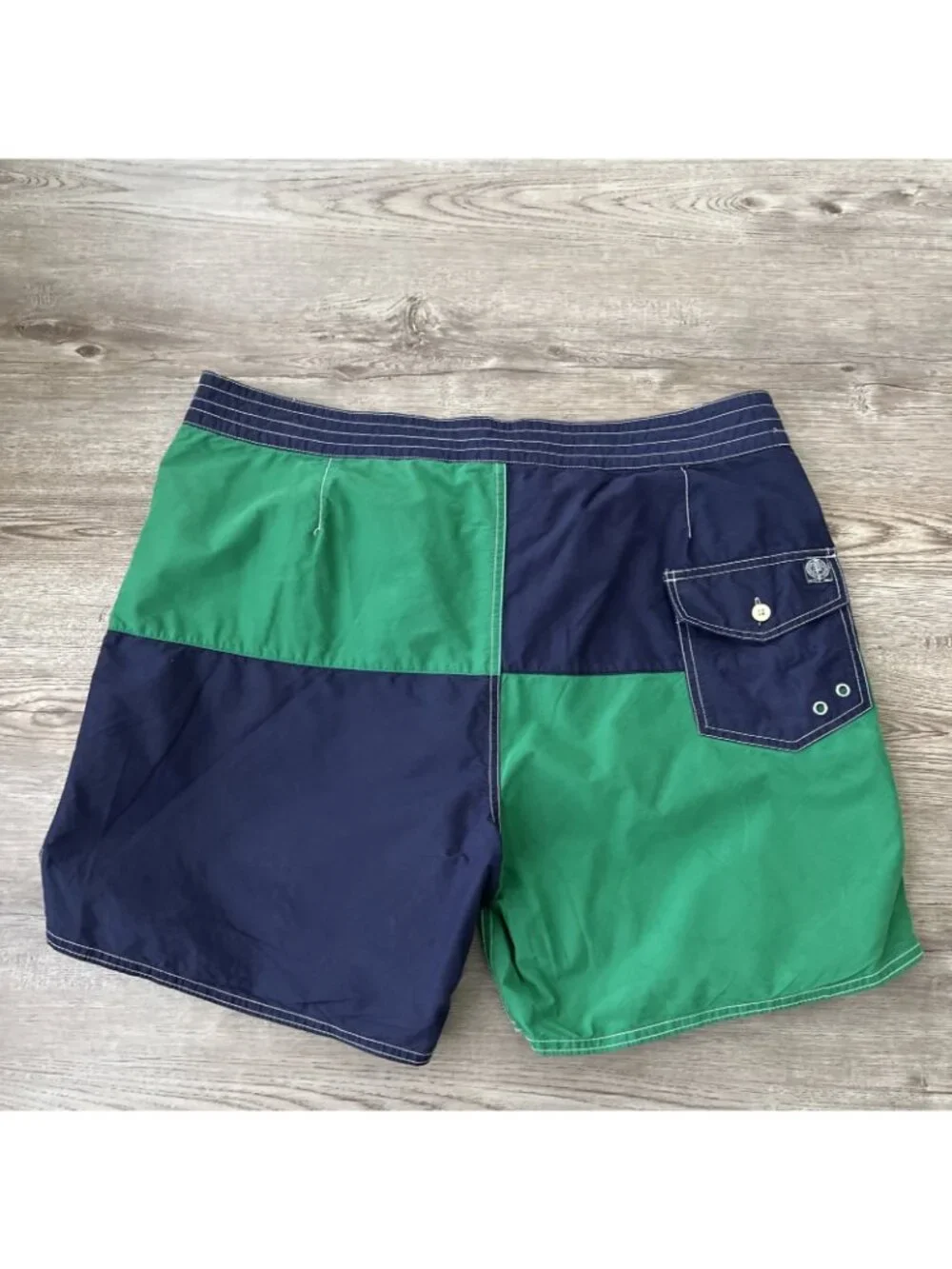 Polo Ralph Lauren Crest Colorblock Board Short Mens 40 Mesh Lined 6